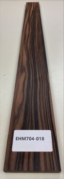 Preview: Fretboard Makassar Ebony 720x72x10mm Unique Piece #018